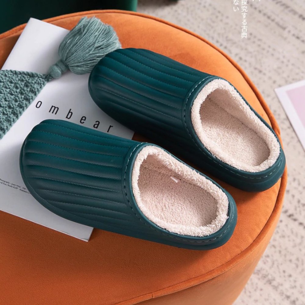 Winter Warm Plush Slippers Waterproof Slippers Wom